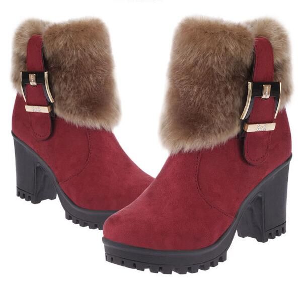 australian new martin boots round head thick with wgg snow boots plus velvet shoes short tube warm women's boots, Black
australian new martin boots round head thick with wgg snow boots plus velvet shoes short tube warm women's boots, Black