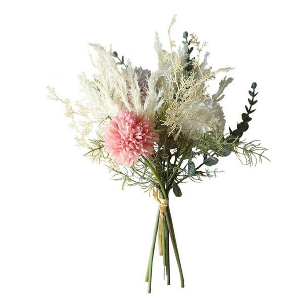 artificial bridal flower bouquet simulation flower bundle home office centerpiece fake bouquet
artificial bridal flower bouquet simulation flower bundle home office centerpiece fake bouquet