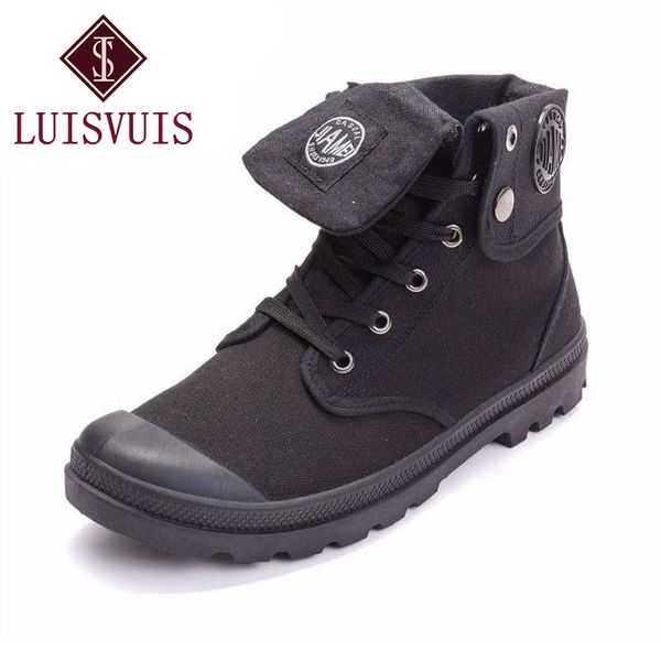 luisvuis fashion men ankle boots lace up canvas boots vintage half short work shoes mens footwear size 39-44, Black
luisvuis fashion men ankle boots lace up canvas boots vintage half short work shoes mens footwear size 39-44, Black
