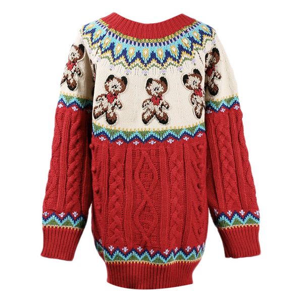 2019 spring festival women color knitted sweater pullover harajuku bear embroidery long sleeve female casual jumper clothes, White;black
2019 spring festival women color knitted sweater pullover harajuku bear embroidery long sleeve female casual jumper clothes, White;black