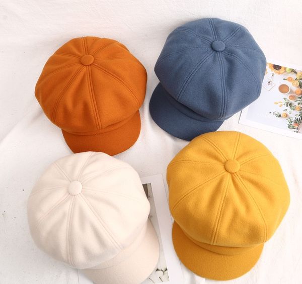 the 2020 woolen octagonal hat. women's autumn and winter korean style fashion candy color wool hat. sweet and lovely newsboy hat, Blue;gray
the 2020 woolen octagonal hat. women's autumn and winter korean style fashion candy color wool hat. sweet and lovely newsboy hat, Blue;gray