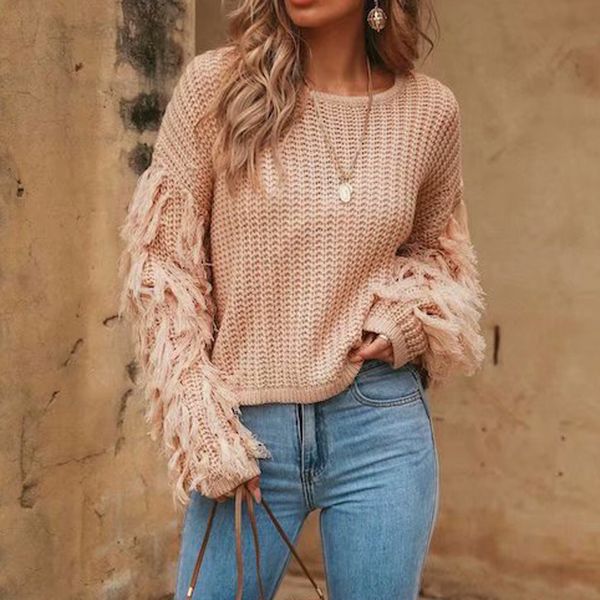 womail sweater women tassel long sleeve autumn sweater knit women winter clothes womens and blouses 809#3, White;black
womail sweater women tassel long sleeve autumn sweater knit women winter clothes womens and blouses 809#3, White;black