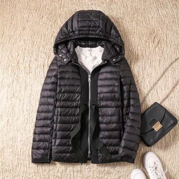 ultra light down jacket women 2019 spring new short white duck down coat fashion slim hooded thin black coat parkas
ultra light down jacket women 2019 spring new short white duck down coat fashion slim hooded thin black coat parkas