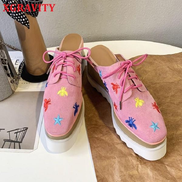 xgravity 2020 spring summer wedge shoes elegant closed toe slippers fashion women thick sole platform shoes lady sandals b155, Black
xgravity 2020 spring summer wedge shoes elegant closed toe slippers fashion women thick sole platform shoes lady sandals b155, Black