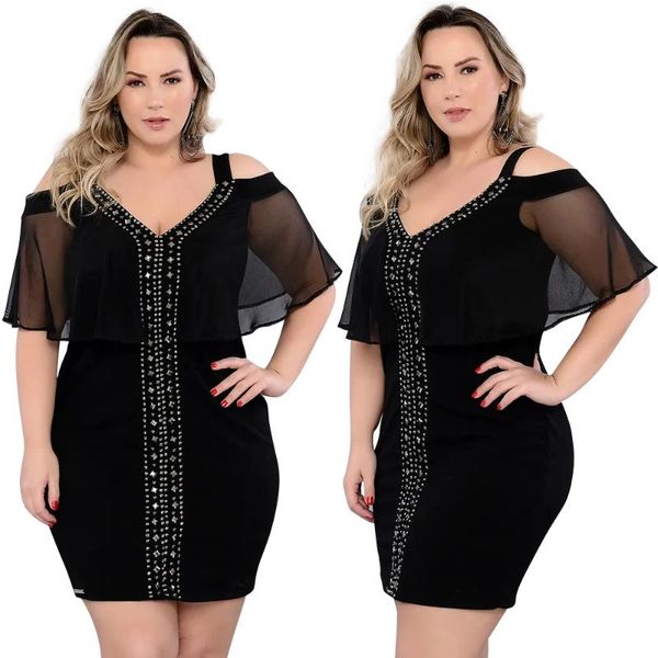 6xl плюс размера сексуального платья женщин весна элегантного v шея плечо rhinestone бретелек платье карандаш robe black vestidos d30, White;black
6xl плюс размера сексуального платья женщин весна элегантного v шея плечо rhinestone бретелек платье карандаш robe black vestidos d30, White;black