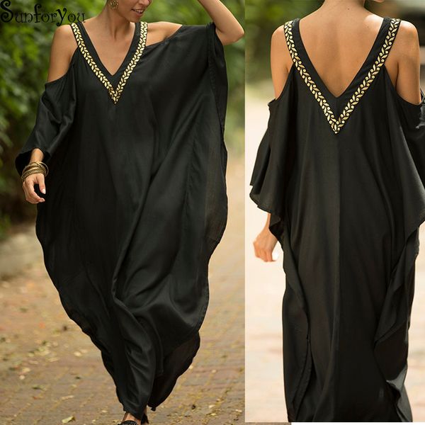 over size women black beach dress robe de plage swimwear cover up women saida de praia bikini cover up beachwear tunic sarong
over size women black beach dress robe de plage swimwear cover up women saida de praia bikini cover up beachwear tunic sarong