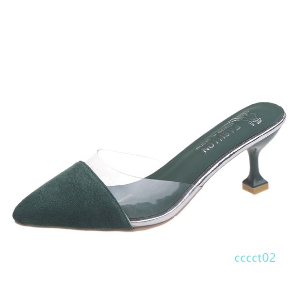 thin heels mules shoes women elegant pointed toe ladies slippers 2020 summer transparent shoes high heel slippers women ct2, Black
thin heels mules shoes women elegant pointed toe ladies slippers 2020 summer transparent shoes high heel slippers women ct2, Black