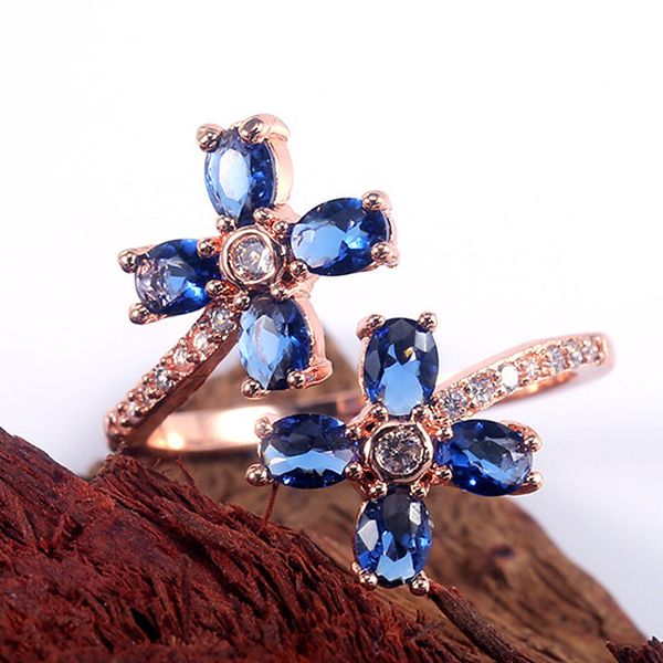 double flower zirconia open ring fashion female accessories rose gold silver color jewelry bridal wedding party ring, Slivery;golden
double flower zirconia open ring fashion female accessories rose gold silver color jewelry bridal wedding party ring, Slivery;golden