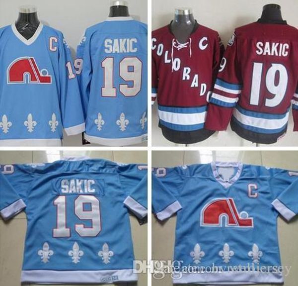 mens quebec nordiques hockey jerseys 19 joe sakic baby blue stitched jersey colorado avalanche vintage ccm burgundy shirts c patch, Black 
mens quebec nordiques hockey jerseys 19 joe sakic baby blue stitched jersey colorado avalanche vintage ccm burgundy shirts c patch, Black