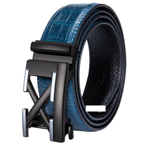hi-tie casual designer blue leather belt for jeans luxury crocodile leather mens belt automatic buckle waistband strap je-2030, Black;brown
hi-tie casual designer blue leather belt for jeans luxury crocodile leather mens belt automatic buckle waistband strap je-2030, Black;brown