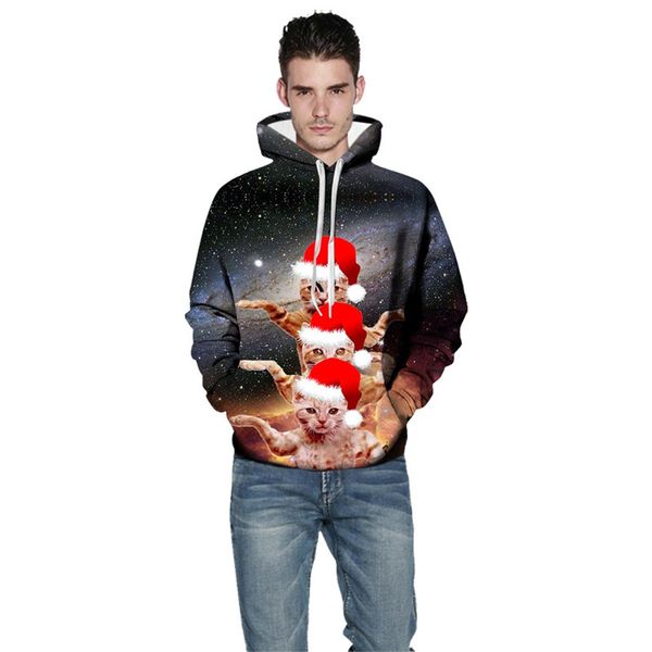 mens hoodies casual christmas funny 3d printing party long sleeve hoodie pullover loose plus size s-3xl outwear coat, Black
mens hoodies casual christmas funny 3d printing party long sleeve hoodie pullover loose plus size s-3xl outwear coat, Black