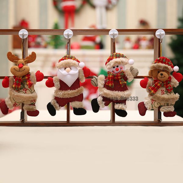 2019 Merry Christmas Ornaments Christmas Gift Santa Claus Snowman Tree Toy Doll Hang Decorations For Home Enfeites De Natal
