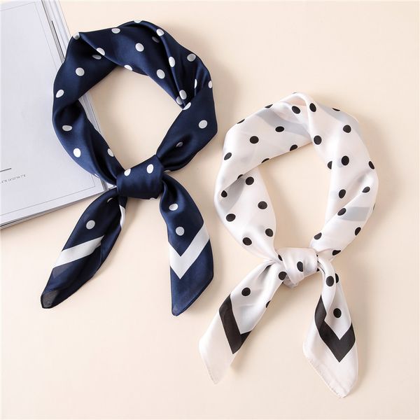 new square scarf women silk scarves fashion dot printed headband lady office neckerchief foulard bandana 70x70cm
new square scarf women silk scarves fashion dot printed headband lady office neckerchief foulard bandana 70x70cm