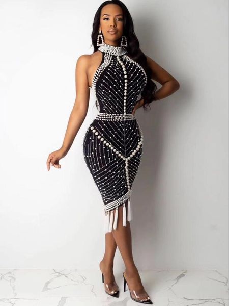 women fashion beading tassel white black bandage dress designer elegant evening celebrity party dress
women fashion beading tassel white black bandage dress designer elegant evening celebrity party dress