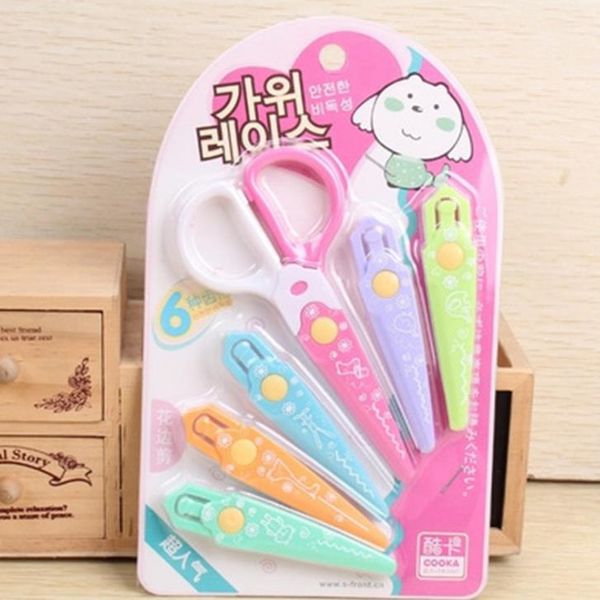 1 Set Kawaii Plastic Scissors For Paper Cutter Scrapbooking Kids Office School Supplies Korean Stationery
1 Set Kawaii Plastic Scissors For Paper Cutter Scrapbooking Kids Office School Supplies Korean Stationery