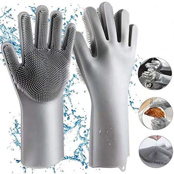 magic silicone diswashing gloves gray silicone kitchen washing gloves for household car cleaning heat resistant pet grooming
magic silicone diswashing gloves gray silicone kitchen washing gloves for household car cleaning heat resistant pet grooming