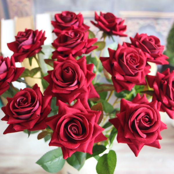 1pc french romantic artificial rose flower diy velvet silk flower for party home wedding holiday decoration
1pc french romantic artificial rose flower diy velvet silk flower for party home wedding holiday decoration