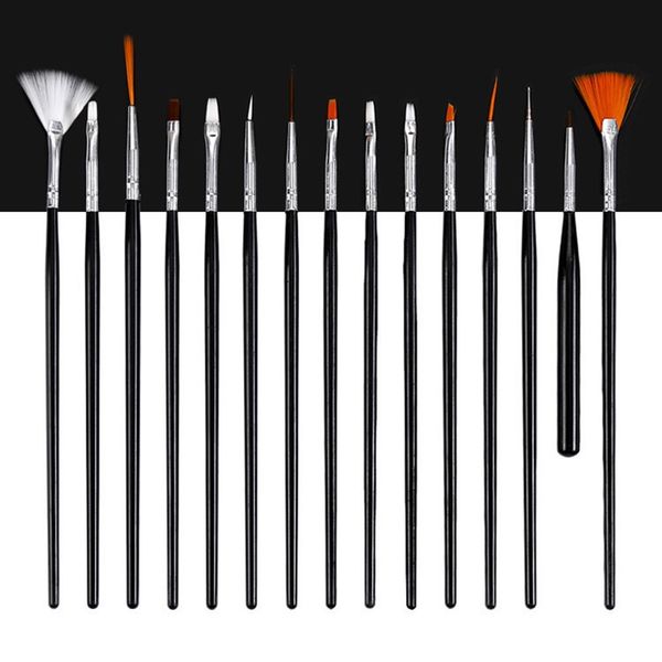 tsmc 15pcs/set acrylic nail brush set diamond paintinggradient nail art dotting pen painting drawing liner brush manicure tools, Silver
tsmc 15pcs/set acrylic nail brush set diamond paintinggradient nail art dotting pen painting drawing liner brush manicure tools, Silver