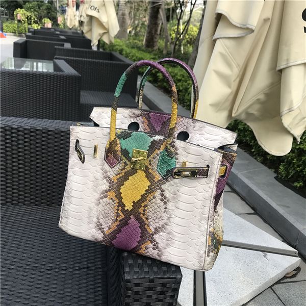 pattern bag women's leather bags leather bag unique quality multi-color snakeskin print handbag to3e, Black
pattern bag women's leather bags leather bag unique quality multi-color snakeskin print handbag to3e, Black