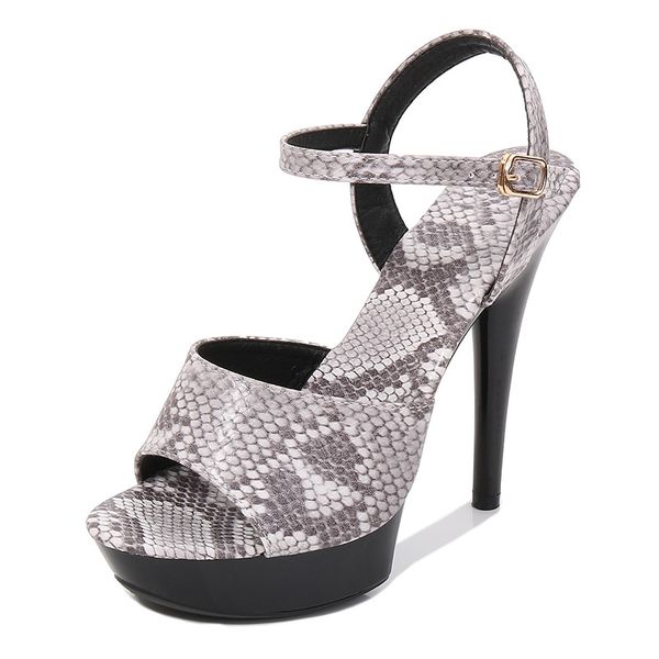 sandals high heel women summer shoes13cm15cm wild heels ladies plus size 34-43 snakeskin pattern, Black
sandals high heel women summer shoes13cm15cm wild heels ladies plus size 34-43 snakeskin pattern, Black