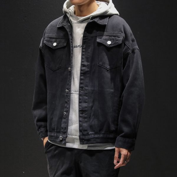 autumn cotton denim jacket men's slim fashion solid color casual denim jackets men streetwear hip hop bomber jacket mens, Black;brown
autumn cotton denim jacket men's slim fashion solid color casual denim jackets men streetwear hip hop bomber jacket mens, Black;brown
