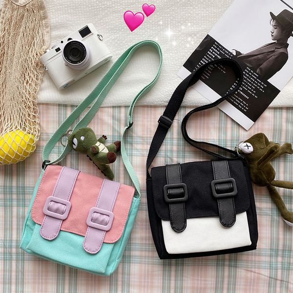 korean version of ins japanese harajuku girl canvas messenger bag 2020 new trendy color matching wild summer messenger bag
korean version of ins japanese harajuku girl canvas messenger bag 2020 new trendy color matching wild summer messenger bag