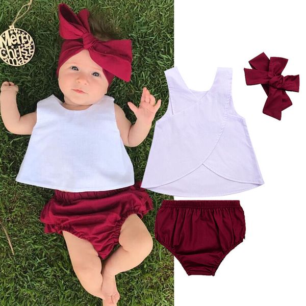 baby girl одежда набор для новорожденных малышей одежда baby girl tank top платье + шорты брюки + головной убор outfit set 0-3 лет, White
baby girl одежда набор для новорожденных малышей одежда baby girl tank top платье + шорты брюки + головной убор outfit set 0-3 лет, White