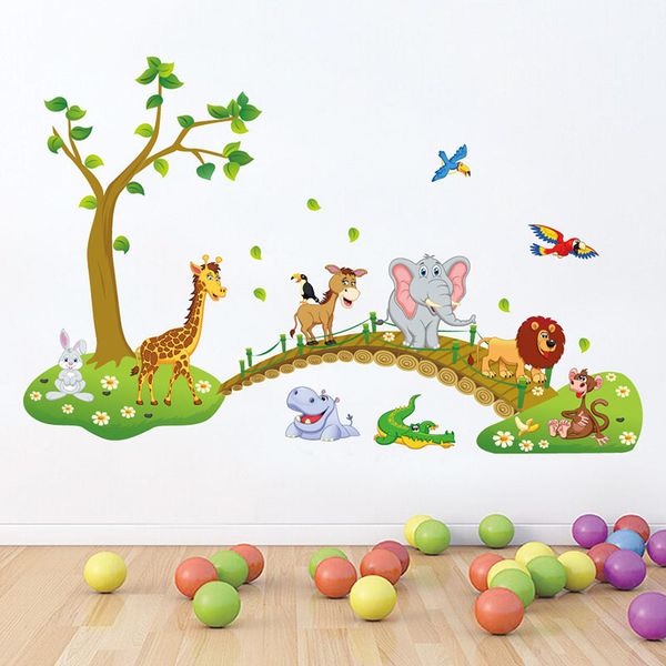 forest animal monkey giraffe wall stickers pvc diy owl tree wall decals wallpaper for children's room bedroom decoration 1 pc
forest animal monkey giraffe wall stickers pvc diy owl tree wall decals wallpaper for children's room bedroom decoration 1 pc