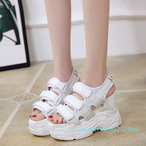 new women high heel sandals 2019 casual rome summer shoes fashion wedges gladiator sandals fashion platform 12 cm women sandals s06, Black
new women high heel sandals 2019 casual rome summer shoes fashion wedges gladiator sandals fashion platform 12 cm women sandals s06, Black