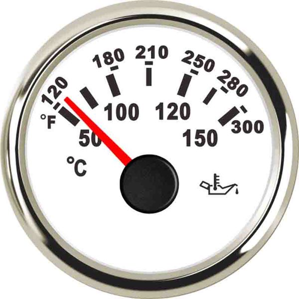 universal 52mm oil temp gauge marine engine temperature gauge meter 50-150 361-19ohm with backlight 9-32v for car boat yacht
universal 52mm oil temp gauge marine engine temperature gauge meter 50-150 361-19ohm with backlight 9-32v for car boat yacht