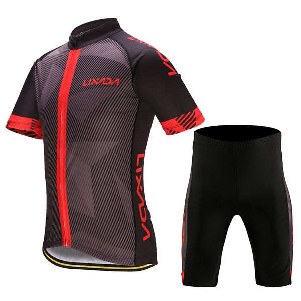 lixada men's cycling clothes set quick dry short sleeve bicycle jersey shirt 3d cushion padded riding shorts tights pants y6917-s, Black
lixada men's cycling clothes set quick dry short sleeve bicycle jersey shirt 3d cushion padded riding shorts tights pants y6917-s, Black