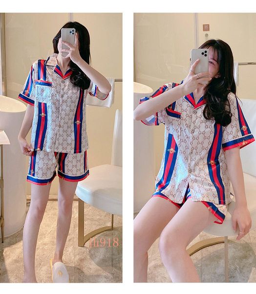 women's lettergg pajamas summer ice silk short-sleeved shorts pajamas trend letter printed pajamas ladies home service suit high qualit, White
women's lettergg pajamas summer ice silk short-sleeved shorts pajamas trend letter printed pajamas ladies home service suit high qualit, White