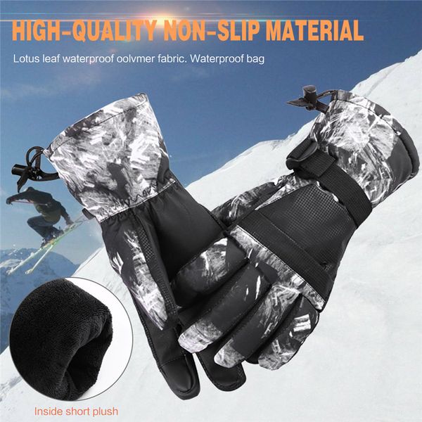 men ski gloves waterproof thickening mountaineering riding motorcycle professional winter warm gloves #4d11
men ski gloves waterproof thickening mountaineering riding motorcycle professional winter warm gloves #4d11