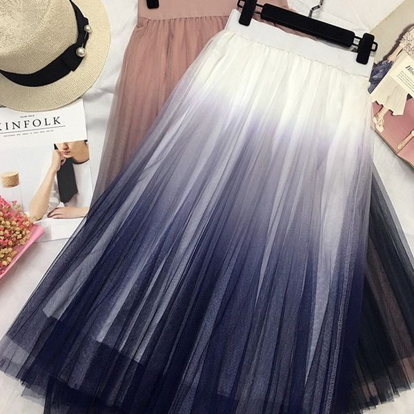 qiuxuan gradient sheer тюль длинные юбки женщин плиссированные юбки упругие высокой талией 2019 весна лето sexy fashion girls midi юбки, Black
qiuxuan gradient sheer тюль длинные юбки женщин плиссированные юбки упругие высокой талией 2019 весна лето sexy fashion girls midi юбки, Black