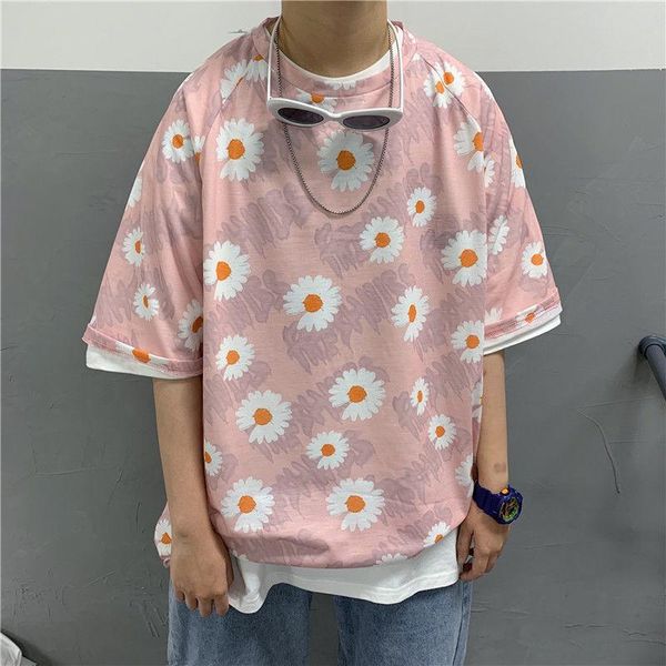 2020 summer men's fashion short sleeve tshirt loose flower printing t shirt round collar black/pink color t-shirt big size m-5xl t20042, White;black
2020 summer men's fashion short sleeve tshirt loose flower printing t shirt round collar black/pink color t-shirt big size m-5xl t20042, White;black
