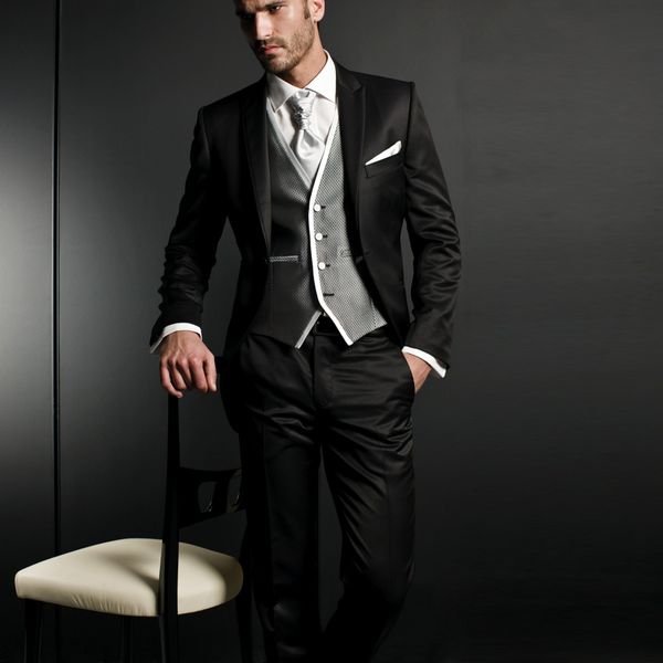 2019 new fashion mens tuxedo for wedding blazer+pants+vest groom tuxedos hankie tie for groomsmen suit, Black;gray
2019 new fashion mens tuxedo for wedding blazer+pants+vest groom tuxedos hankie tie for groomsmen suit, Black;gray
