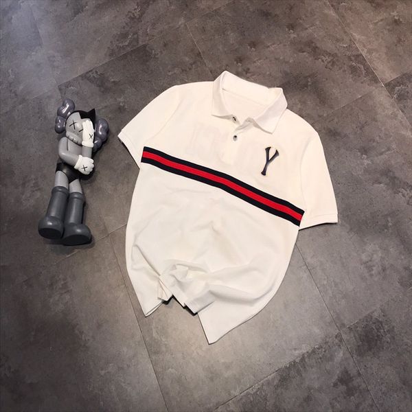 summer cotton lapel chest stereo embroidery pearl t-shirt pearl letter t-shirt comfortable breathable short sleeves for men and women, White
summer cotton lapel chest stereo embroidery pearl t-shirt pearl letter t-shirt comfortable breathable short sleeves for men and women, White