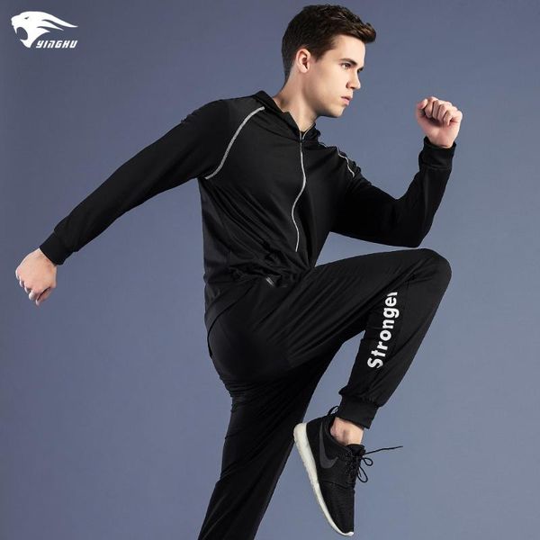 running sets yinghu compression sport suits men sports quick drying clothing joggers training gym fitness workout set, Black;blue
running sets yinghu compression sport suits men sports quick drying clothing joggers training gym fitness workout set, Black;blue