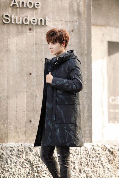 hooded long winter duck down parkas men casual camouflage outwear jackets male thick down coat fashion puffer jacket jk-8165, Black
hooded long winter duck down parkas men casual camouflage outwear jackets male thick down coat fashion puffer jacket jk-8165, Black