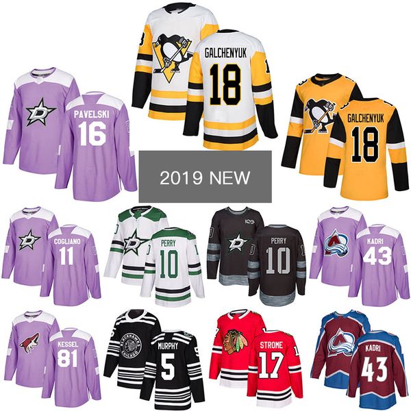 81 Kessel 5 Murphy 17 Strome 43 Kadri 10 Perry 11 Cogliano 16 Pavelski 18 Galchenyuk 2019 Mens Purple Stitched Jersey
81 Kessel 5 Murphy 17 Strome 43 Kadri 10 Perry 11 Cogliano 16 Pavelski 18 Galchenyuk 2019 Mens Purple Stitched Jersey