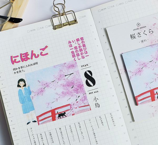30pcs/pack colorful japanese paper sakura sticky notes simple message strip memo pad students kawaii cute stationery note pads
30pcs/pack colorful japanese paper sakura sticky notes simple message strip memo pad students kawaii cute stationery note pads
