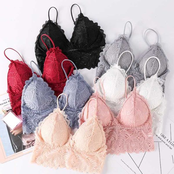 women push up wireless lace floral bra plus size brassiere underwear lingerie full cup vest, Red;black
women push up wireless lace floral bra plus size brassiere underwear lingerie full cup vest, Red;black