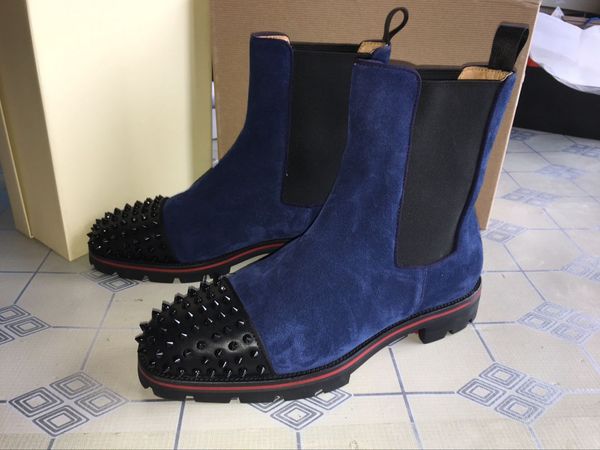 style red bottom boots sneaker men boot spikes suede leather red sole men shoes super perfect melon motorcycle ankle boot for men, Black
style red bottom boots sneaker men boot spikes suede leather red sole men shoes super perfect melon motorcycle ankle boot for men, Black