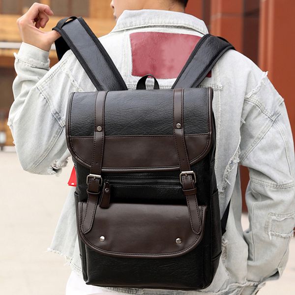 pu leather backpack fashion vintage student bagpack lapnotebook teenager waterproof bag pack women men male bags
pu leather backpack fashion vintage student bagpack lapnotebook teenager waterproof bag pack women men male bags