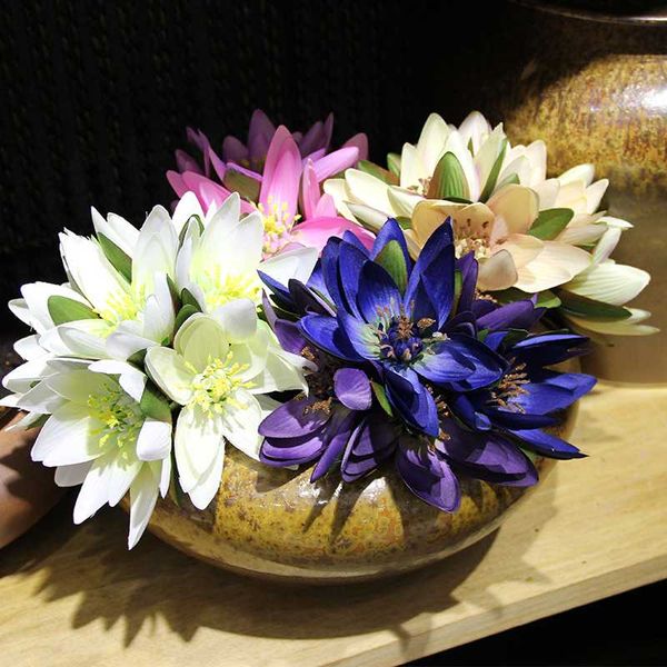 headman fake lotus simulation flower silk flower wedding festival holding bride decoration bouquet home display
headman fake lotus simulation flower silk flower wedding festival holding bride decoration bouquet home display