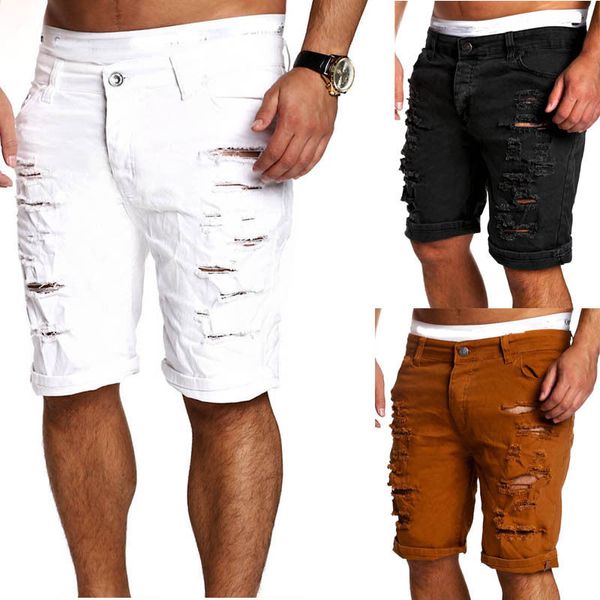 new cool men's skinny runway straight knee denim pants destroyed ripped knee length jeans, Blue
new cool men's skinny runway straight knee denim pants destroyed ripped knee length jeans, Blue