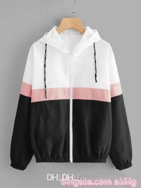 2020 new women jackets windbreaker zipper hoodies patchwork thin coat fashion casual outerwear street spring sports jackets size s-2xl, Black;brown
2020 new women jackets windbreaker zipper hoodies patchwork thin coat fashion casual outerwear street spring sports jackets size s-2xl, Black;brown
