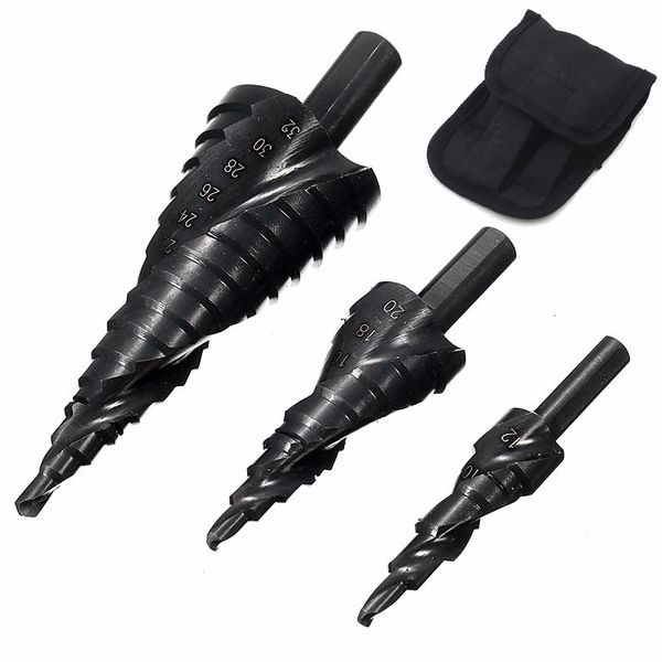 new 3pcs 4-32 black hss cobalt step drill bit nitrogen high speed steel spiral for metal cone triangle shank hole cutter plated step drill
new 3pcs 4-32 black hss cobalt step drill bit nitrogen high speed steel spiral for metal cone triangle shank hole cutter plated step drill