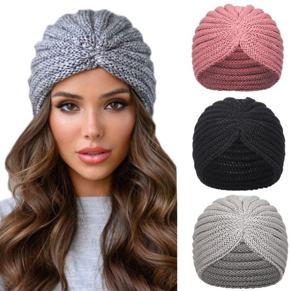 haimeikang women new bandanas turban winter knit turban cap center cross hair scarfs boho knotted warm headband muslim hat
haimeikang women new bandanas turban winter knit turban cap center cross hair scarfs boho knotted warm headband muslim hat