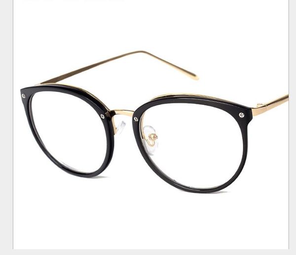 trend flat mirror of metal frame glasses college myopic eyeglasses frame of the same type for men and women, White;black
trend flat mirror of metal frame glasses college myopic eyeglasses frame of the same type for men and women, White;black